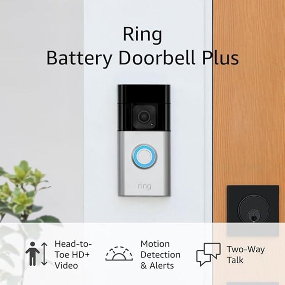 Ring Battery Doorbell Plus with HD Video & Two-Way Talk
