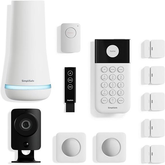SimpliSafe 12-Piece Wireless Home Security System