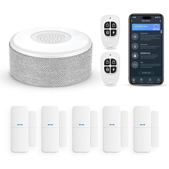 WiFi Smart Home Security Alarm Kit with App Alerts