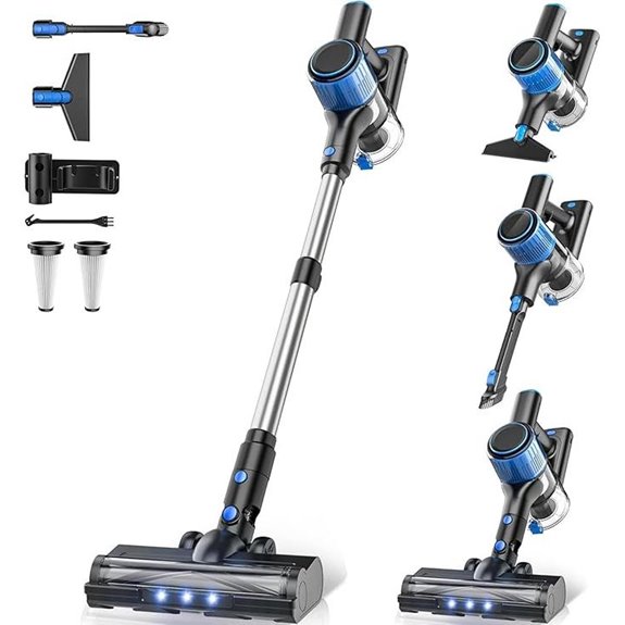 Cordless 8-in-1 Vacuum Cleaner with Detachable Battery