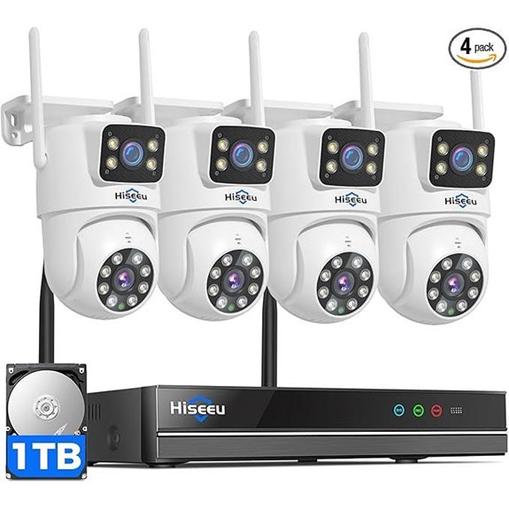 Hiseeu Wireless Outdoor Security Camera System