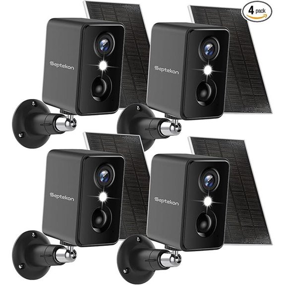 Septekon 2K Wireless Outdoor Security Cameras (4 Pack)