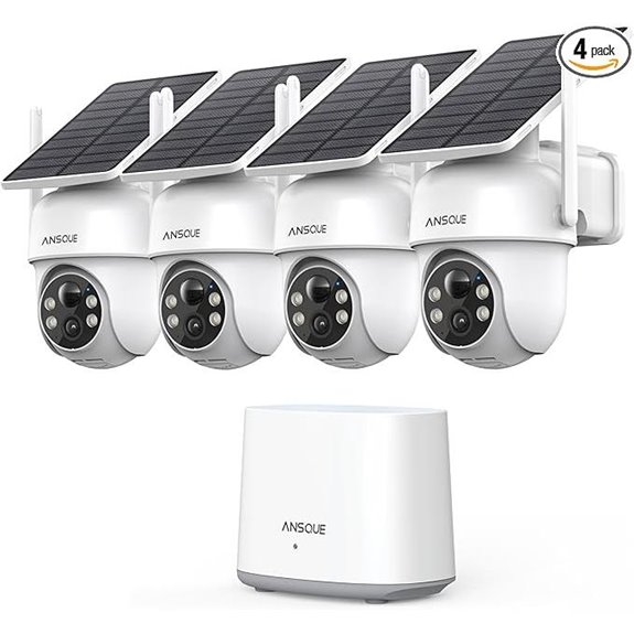 Wireless Outdoor Security Camera System (4-Pack)