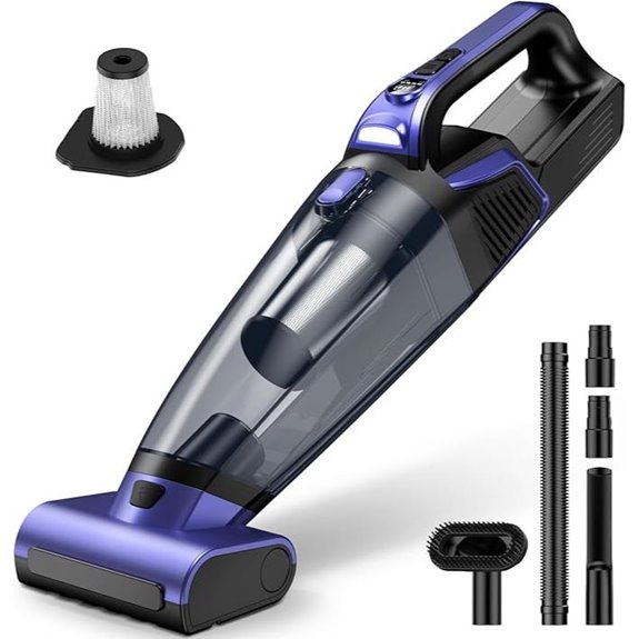 Cordless Handheld Pet Hair Vacuum with LED Light