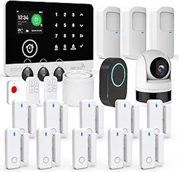 wireless security camera alarm