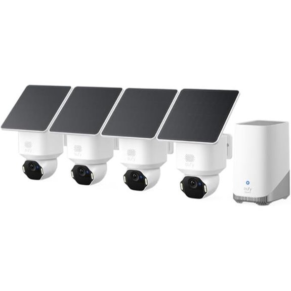 eufy SoloCam E42 4-Cam Kit with Solar & AI Features
