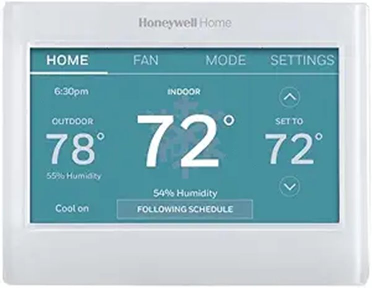 Honeywell Wi-Fi Smart Color Thermostat with Touchscreen