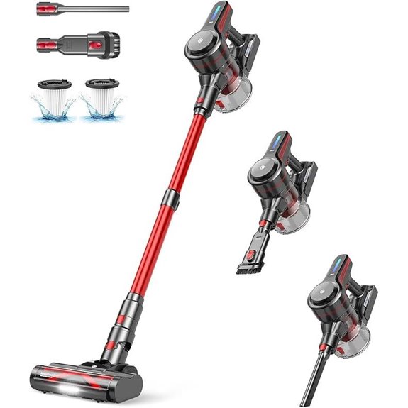 Cordless 6-in-1 Vacuum Cleaner with Long Runtime