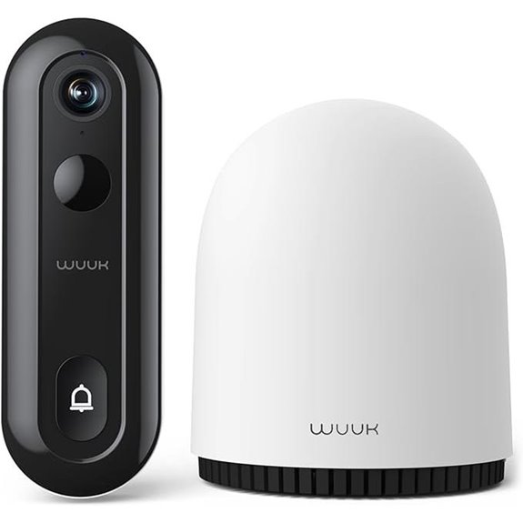 WUUK 2K Video Doorbell with WiFi Local Storage