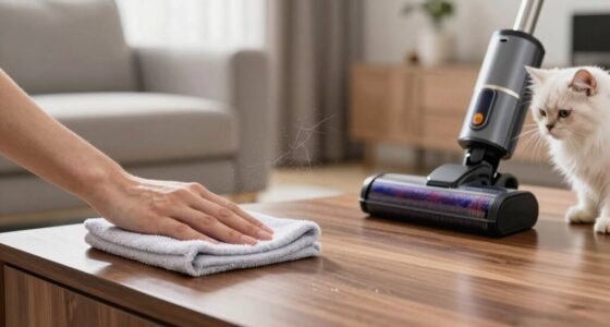 clean vacuum and groom