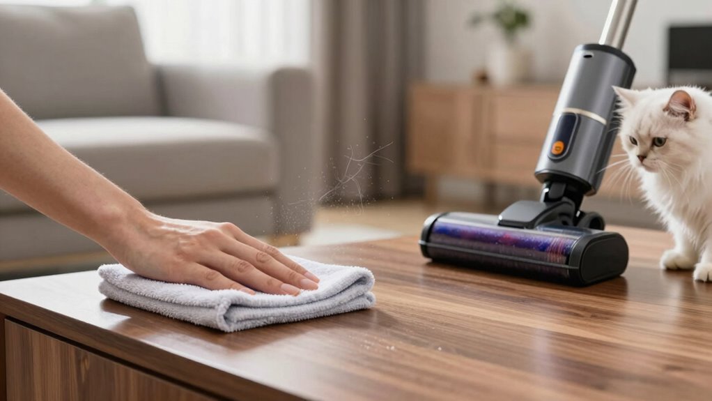 clean vacuum and groom