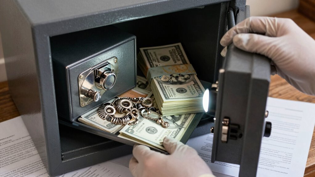 determining safe storage items