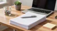 efficient home office paperwork