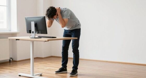 incorrect standing desk height