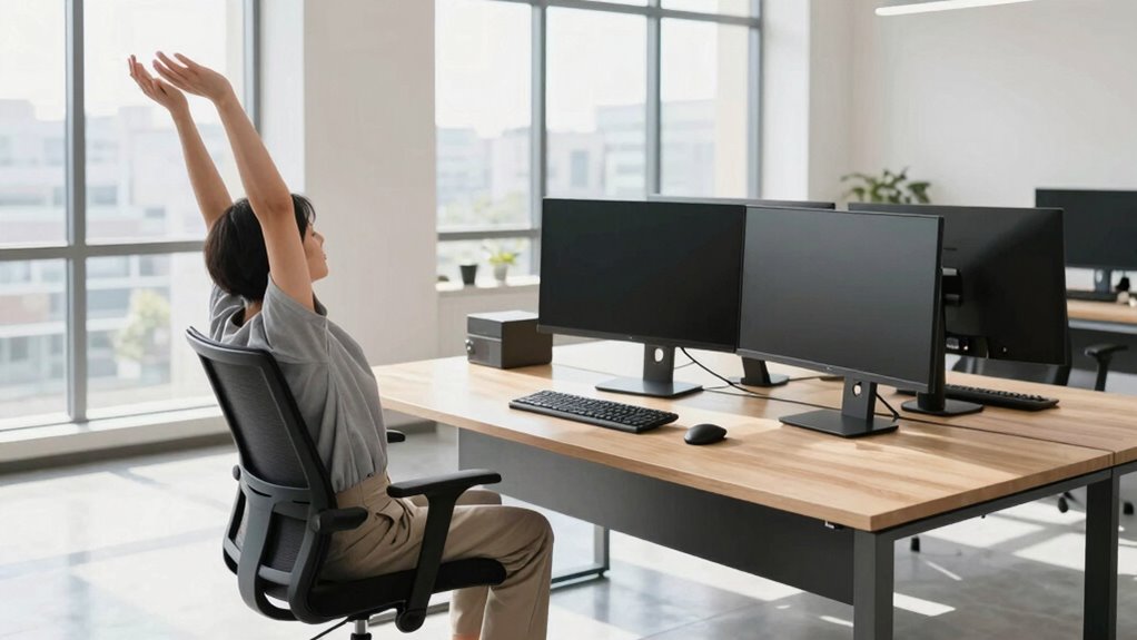 mindful ergonomic workspace organization
