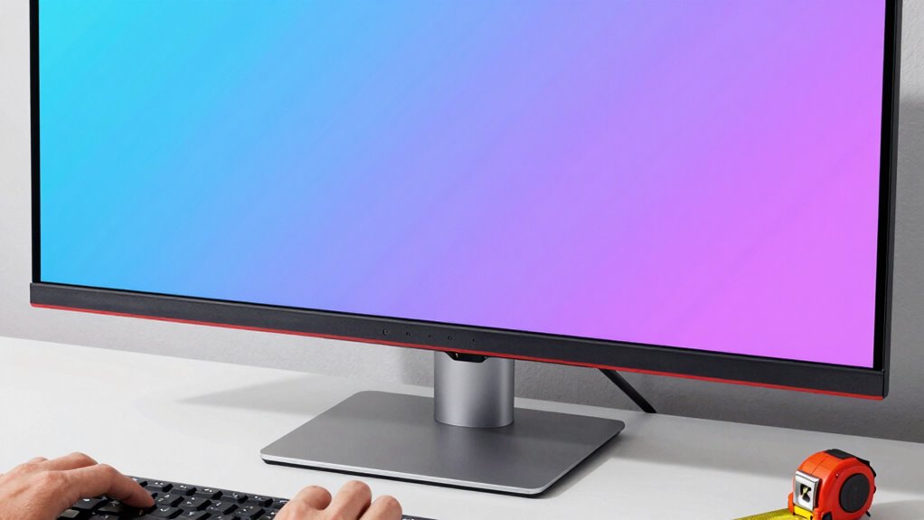 optimal monitor size and distance