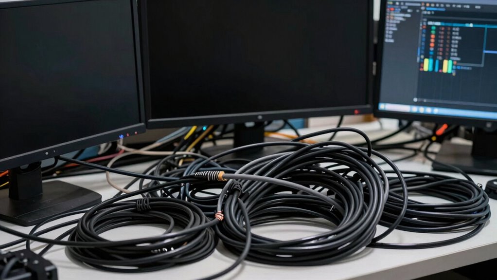 organize and simplify monitor setup
