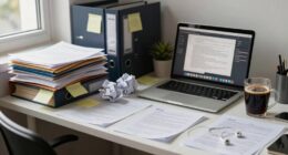 paper clutter causes conflicts