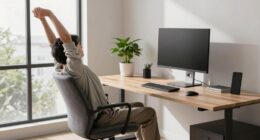 proper posture enhances productivity