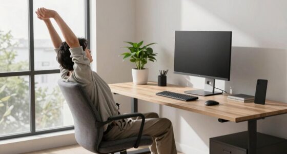 proper posture enhances productivity