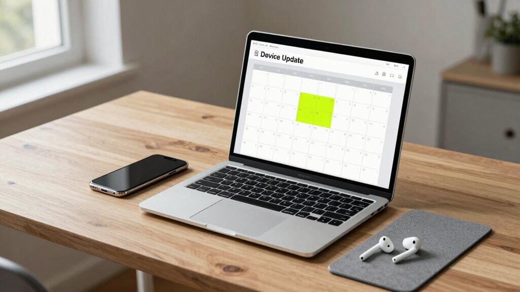 regular scheduled device updates