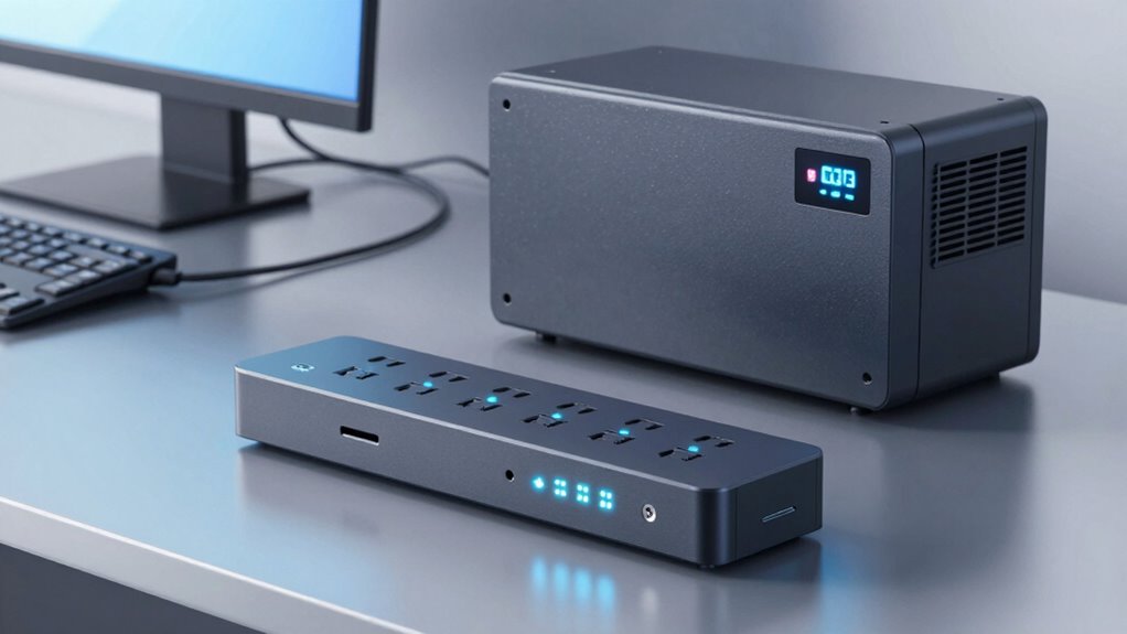surge protection and backup power