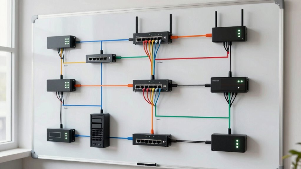 visual network management and security