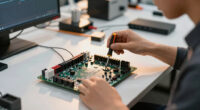 MorphoHDL: A minimalistic language for growing circuits