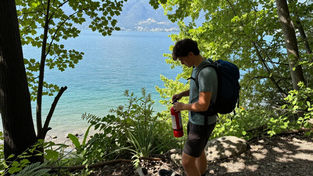 Waldbrand Gardasee