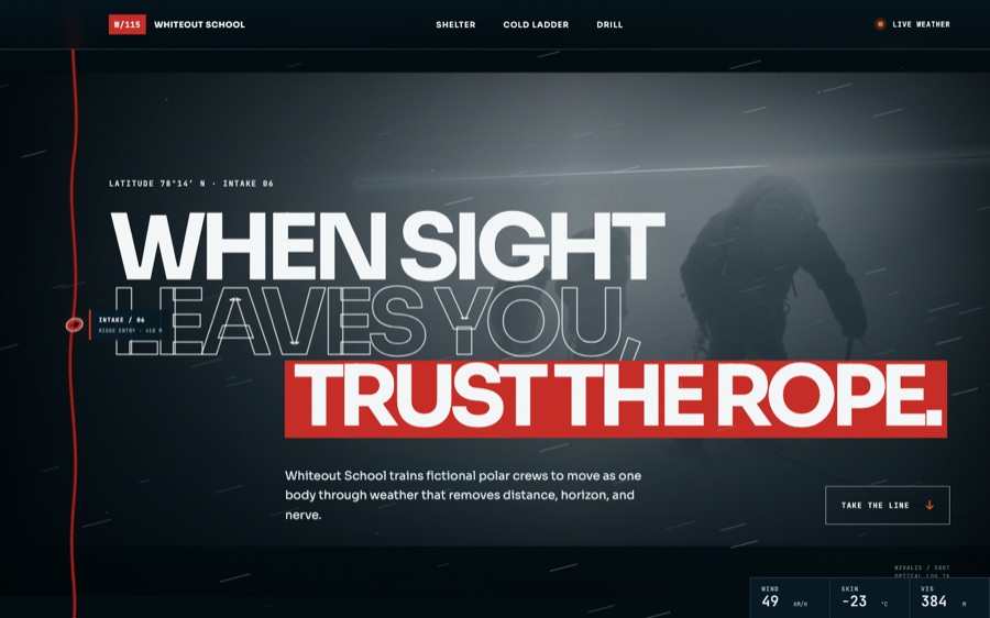 Whiteout School — Trust the Rope