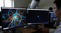APOD: 2026 October 25 – Dark Matter In A Simulated Universe